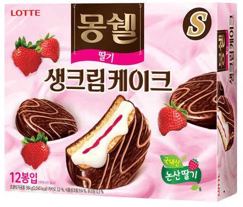 Läs mer om Lotte Dream Cake Strawberry 384g