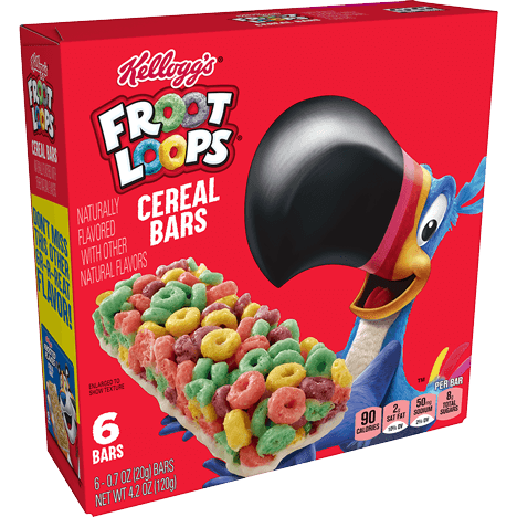 Läs mer om Froot Loops Cereal Bars 120g
