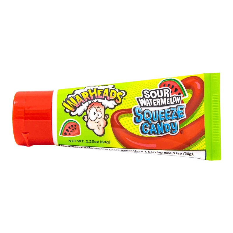 Läs mer om Warheads Squeeze Candy Sour Watermelon 64g