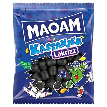 Haribo Maoam Kastanjer Lakrizz 120g