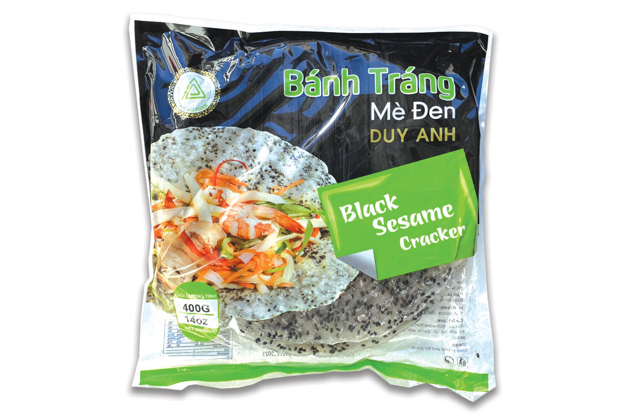 Läs mer om Vietnamese Spring Roll Rice Paper Sesame 400g
