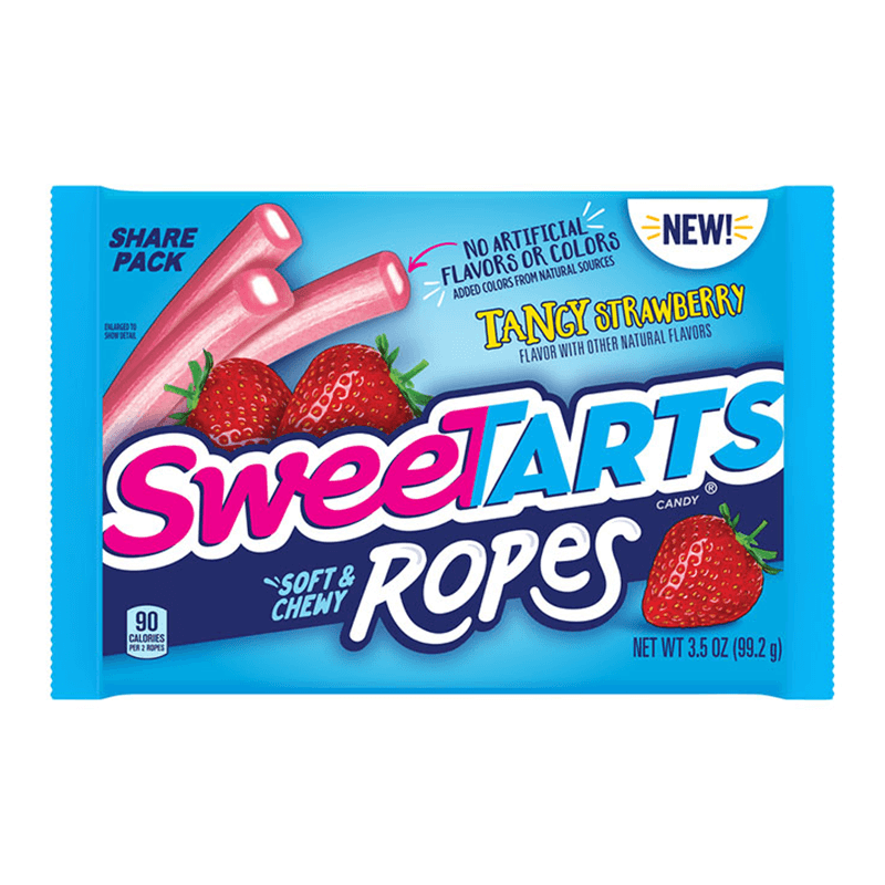 Läs mer om Sweetarts Tangy Strawberry Ropes 99g