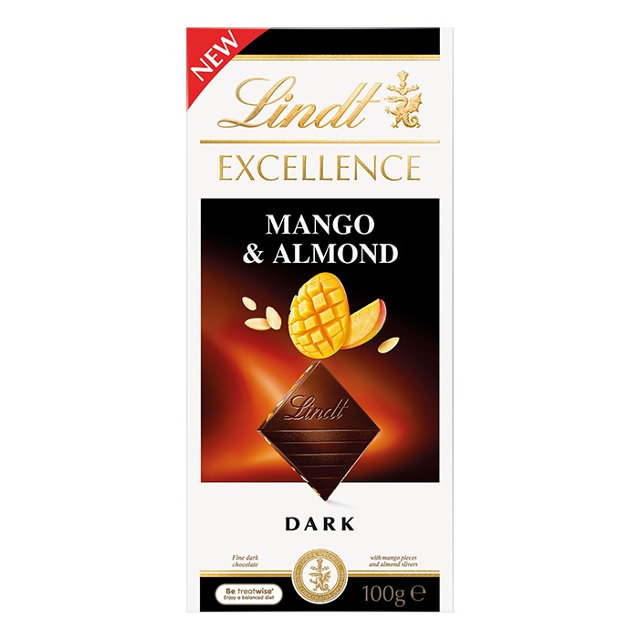 Läs mer om Lindt Excellence - Mango & Almond 100g