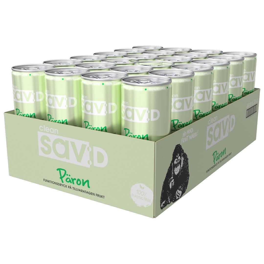 Läs mer om Clean Drink Sav:D - Päron 33cl x 24st