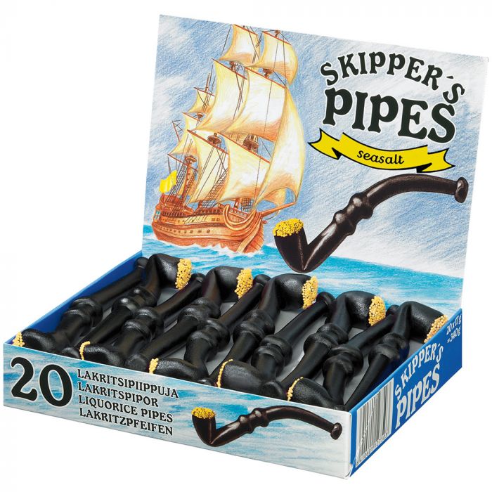 Malaco Skippers Pipes Seasalt 20-Pack