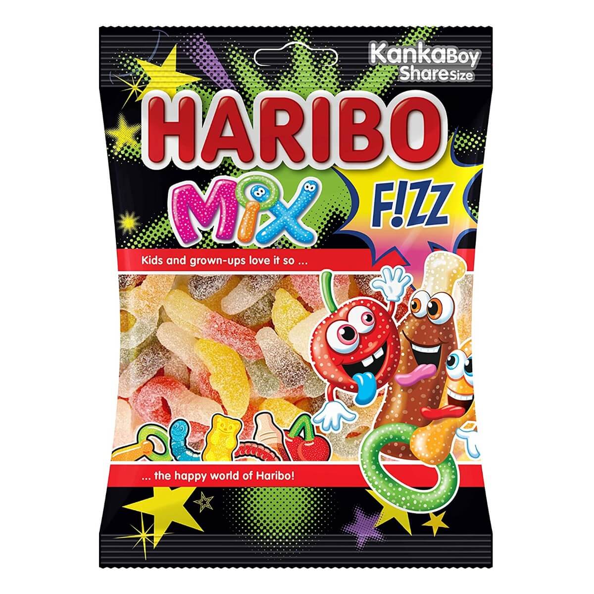 Läs mer om Haribo Fizz Mix 70g