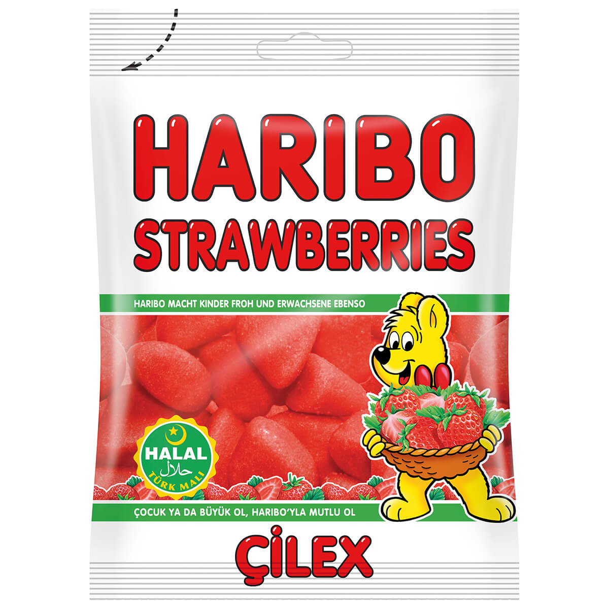 Läs mer om Haribo Strawberries 80g
