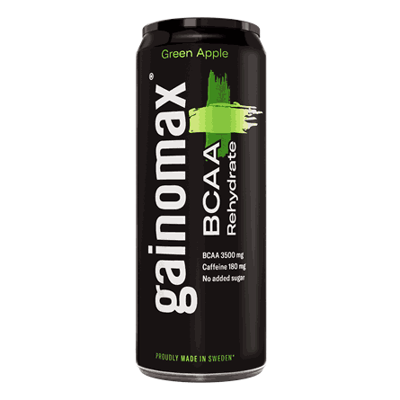 Läs mer om Gainomax BCAA Rehydrate - Green Apple 33cl