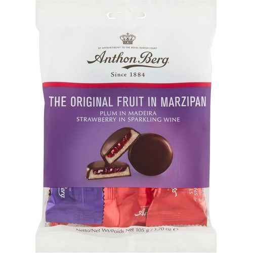 Anthon Berg Original Fruit in Marzipan 105g