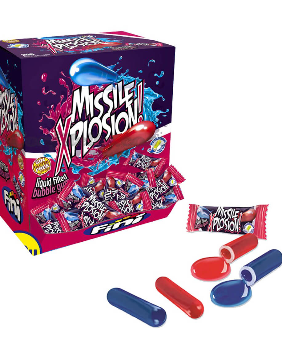 Läs mer om Fini Missile Xplosion Bubblegum 200st