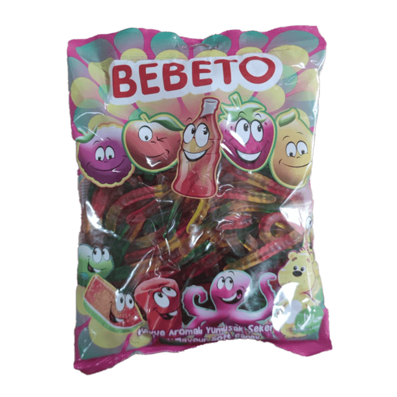 Läs mer om Bebeto Jelly Worms 1kg