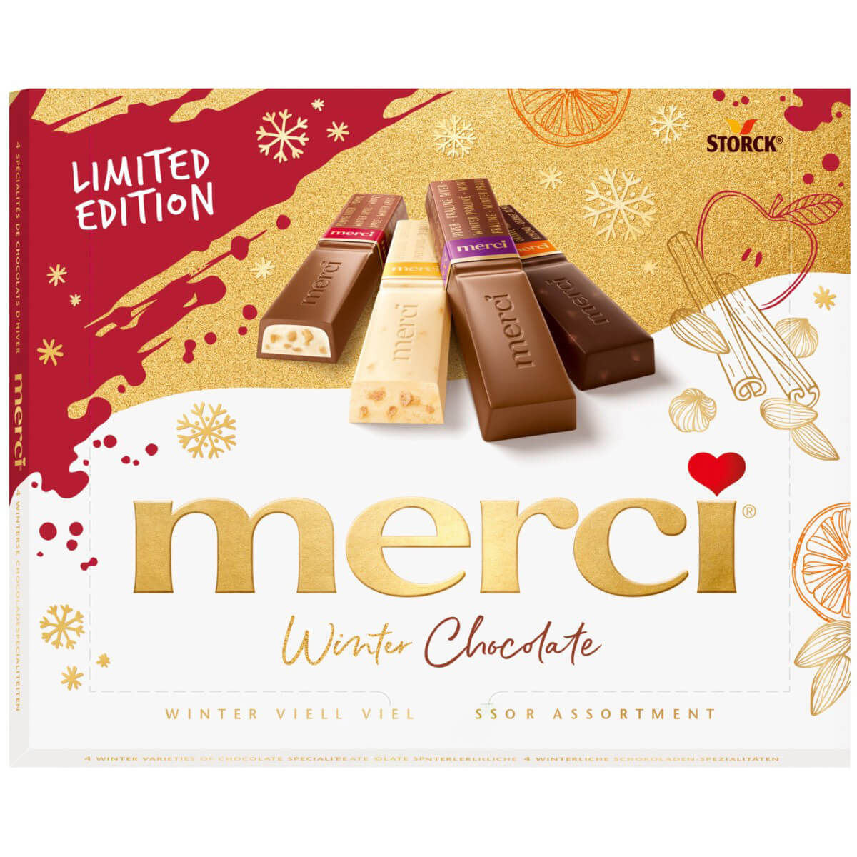 Läs mer om Merci Winter Chocolate Ltd. Ed 250g