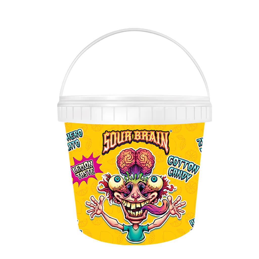 Sour Brain Sockervadd hink 50g