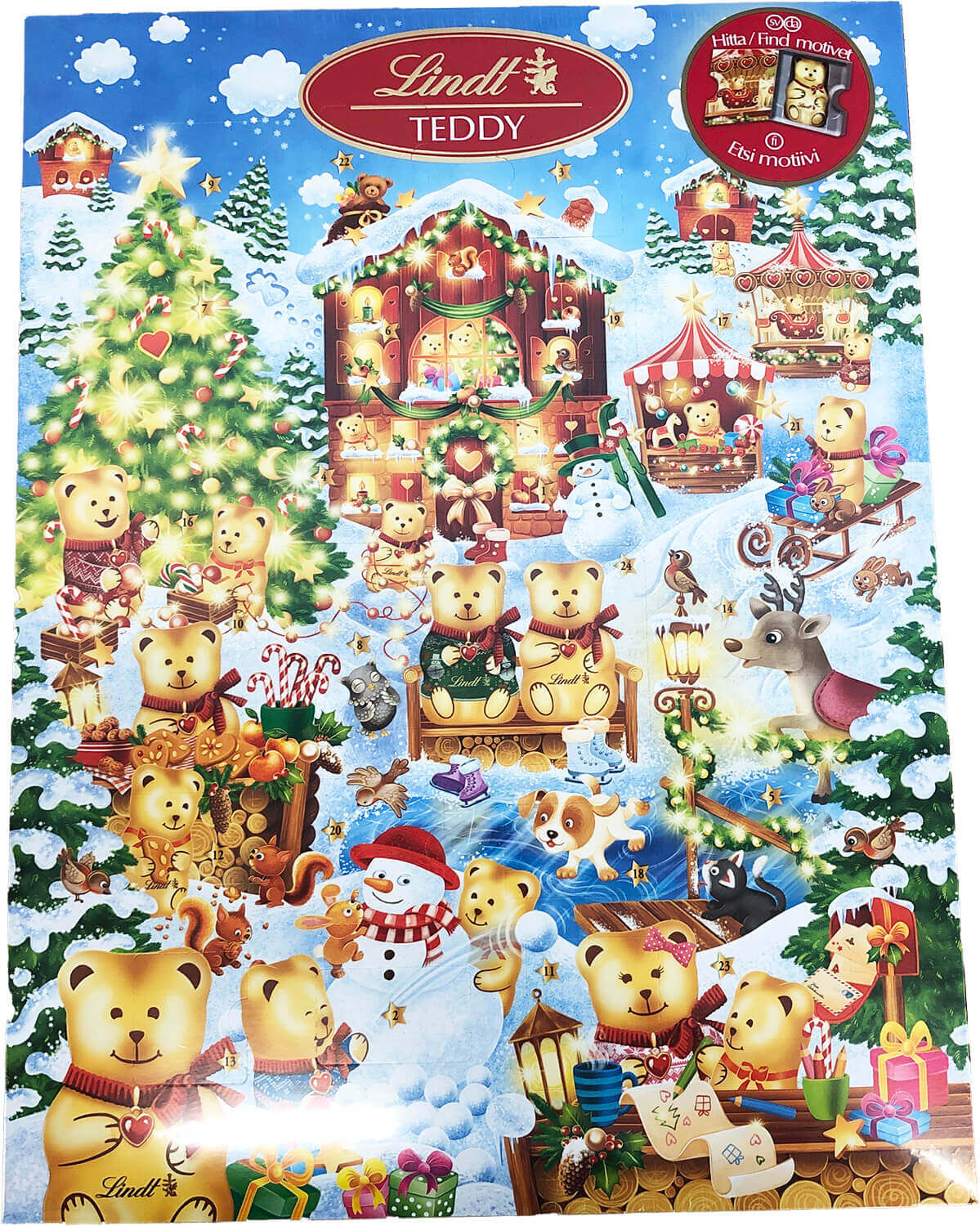 Lindt Teddy Magic Adventskalender 265g