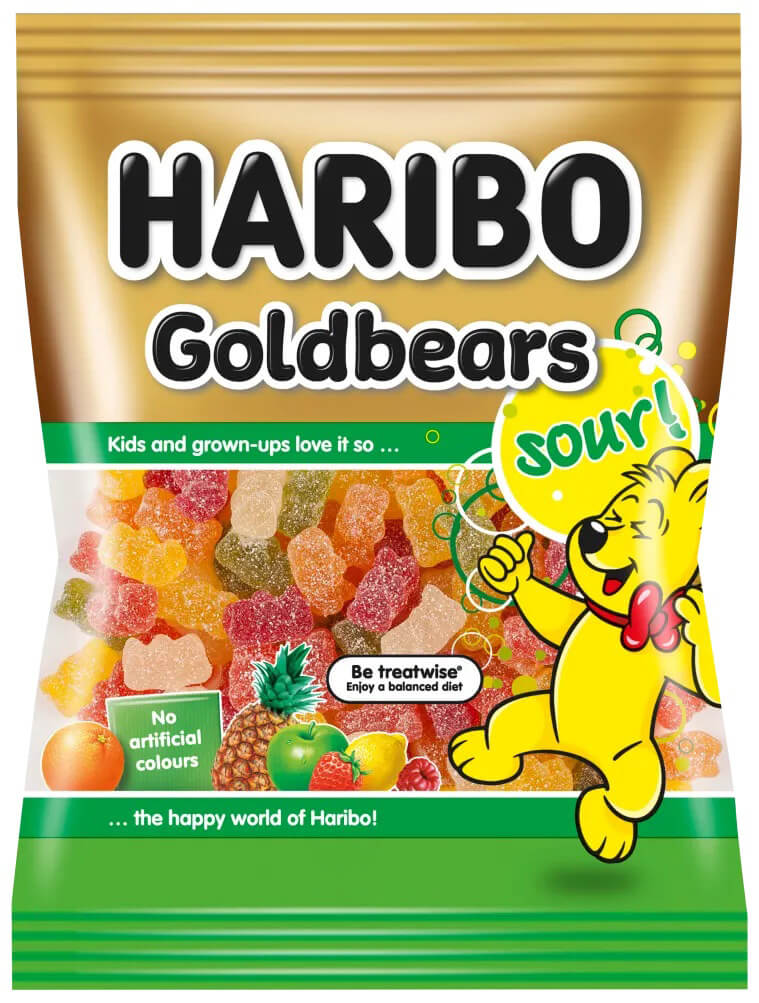 Haribo Sour Goldbears 70g