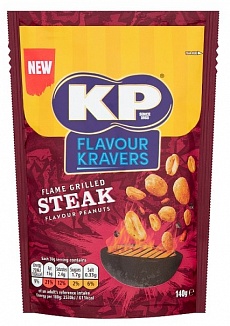 Läs mer om KP Flame Grilled Steak Peanuts 140g