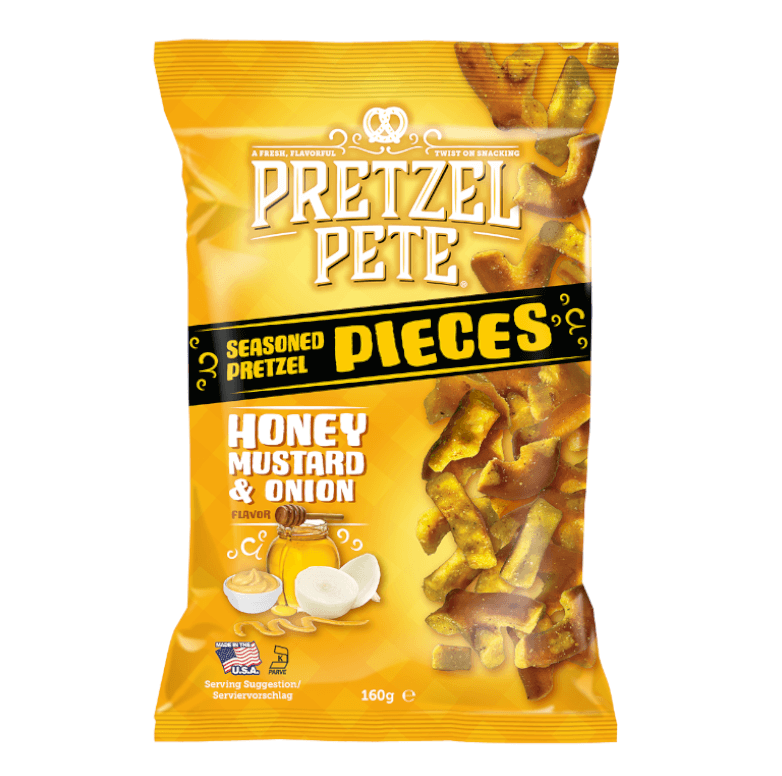 Läs mer om Pretzel Pete - Honey Mustard & Onion 160g
