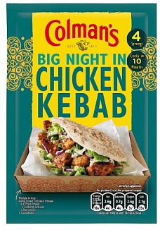 Läs mer om Colmans Big Night In Chicken Kebab Mix 30g