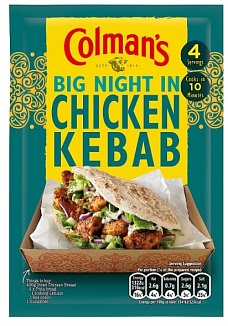 Colmans Big Night In Chicken Kebab Mix 30g
