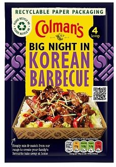 Colmans Big Night In Korean BBQ Mix 30g