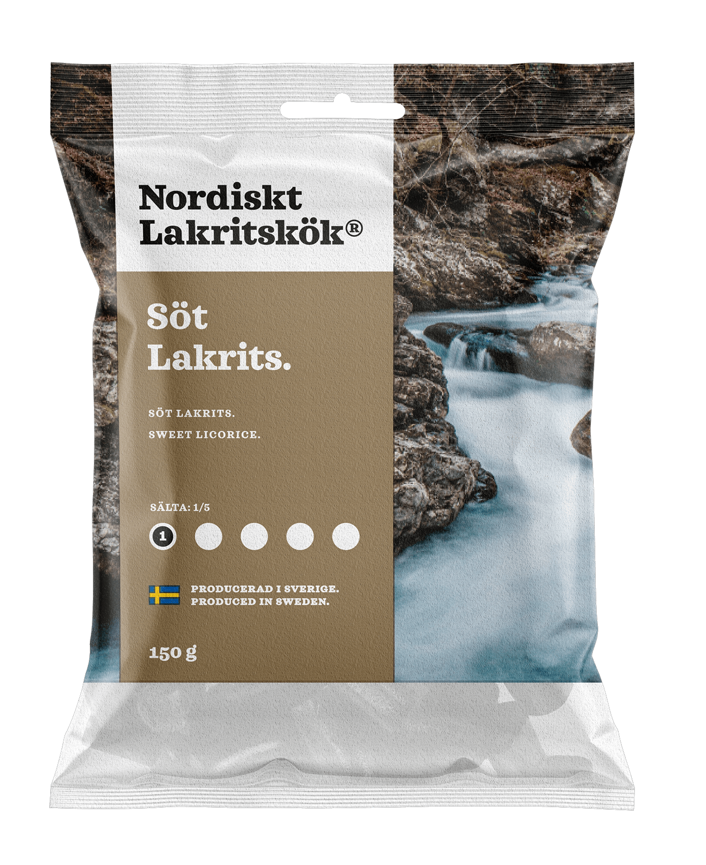 Nordiskt Lakritskök - Söt Lakrits 150g