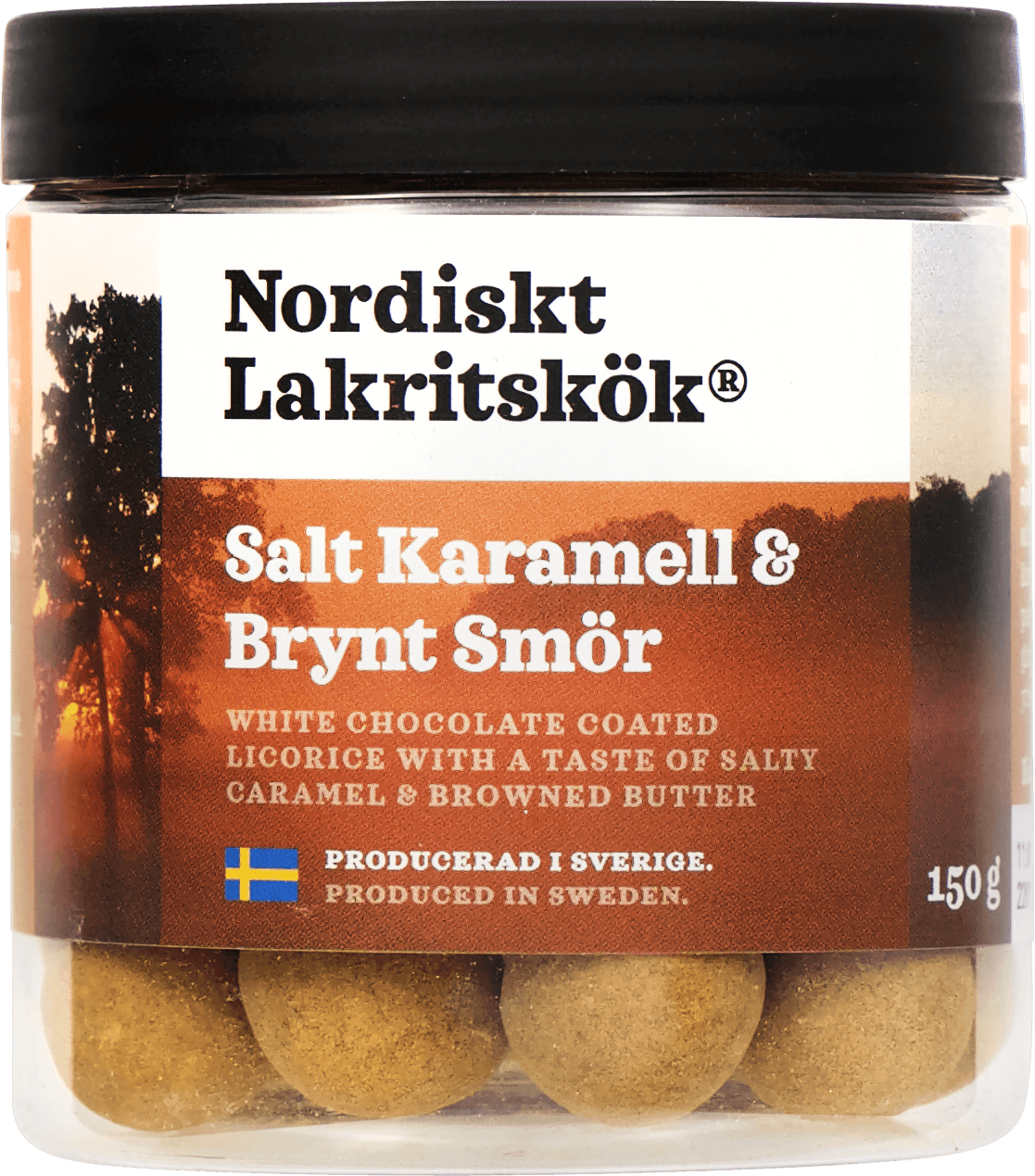 Nordiskt Lakritskök - Salt Lakritskula Med Vit Choklad & Brynt Smör 150g