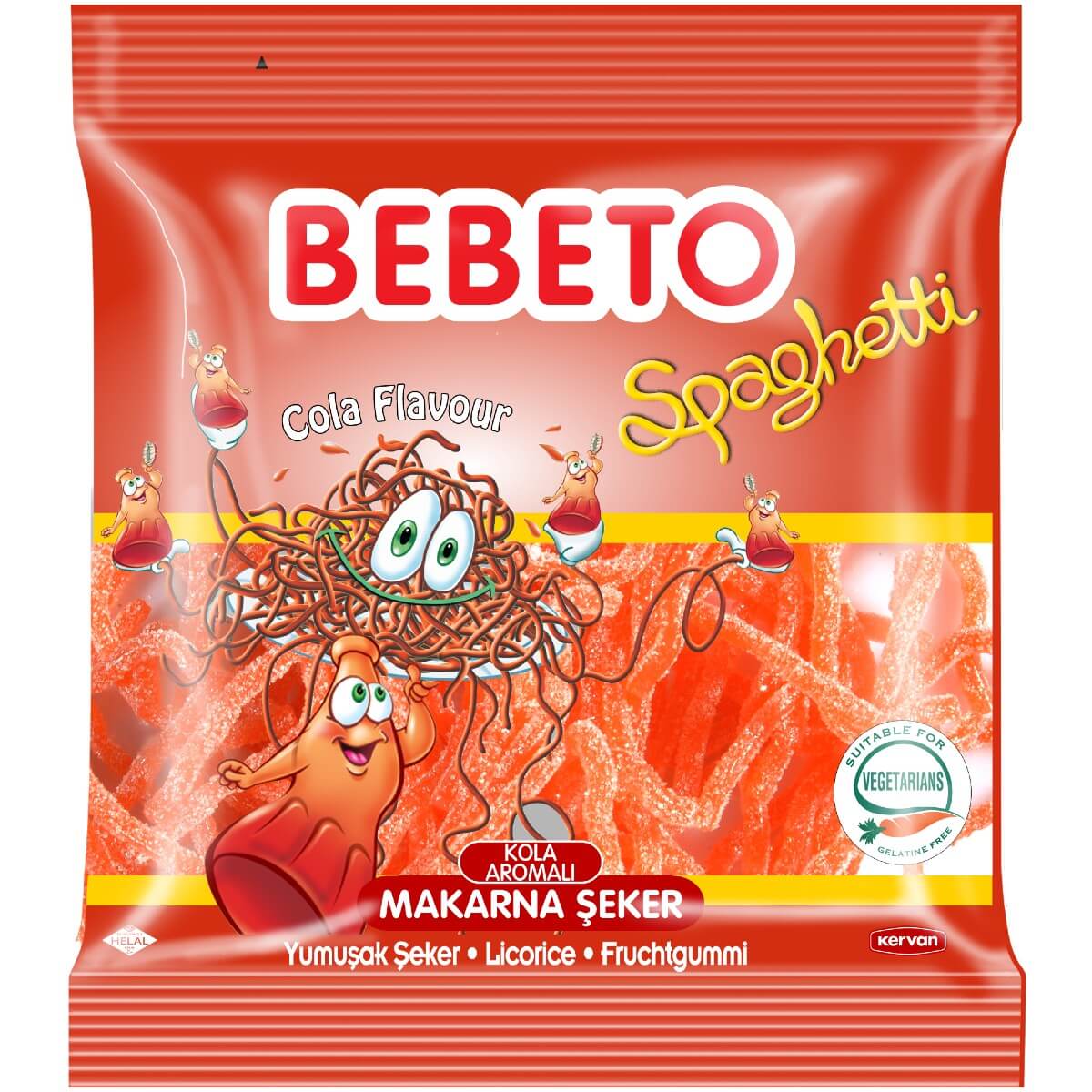 Läs mer om Bebeto Spaghetti Cola 80g