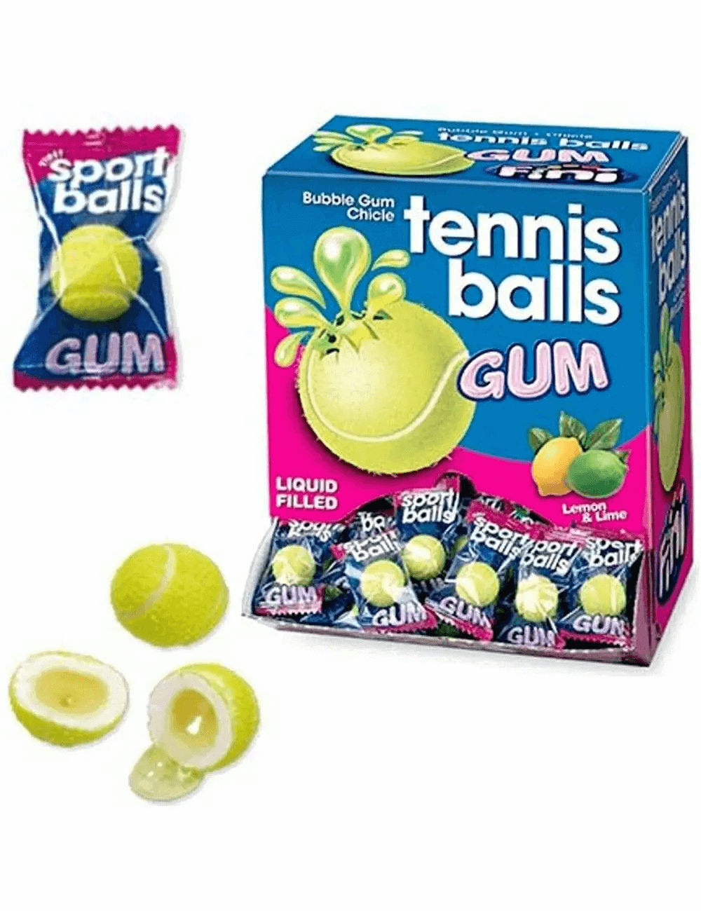 Läs mer om Fini Tennisballs Bubblegum 200st