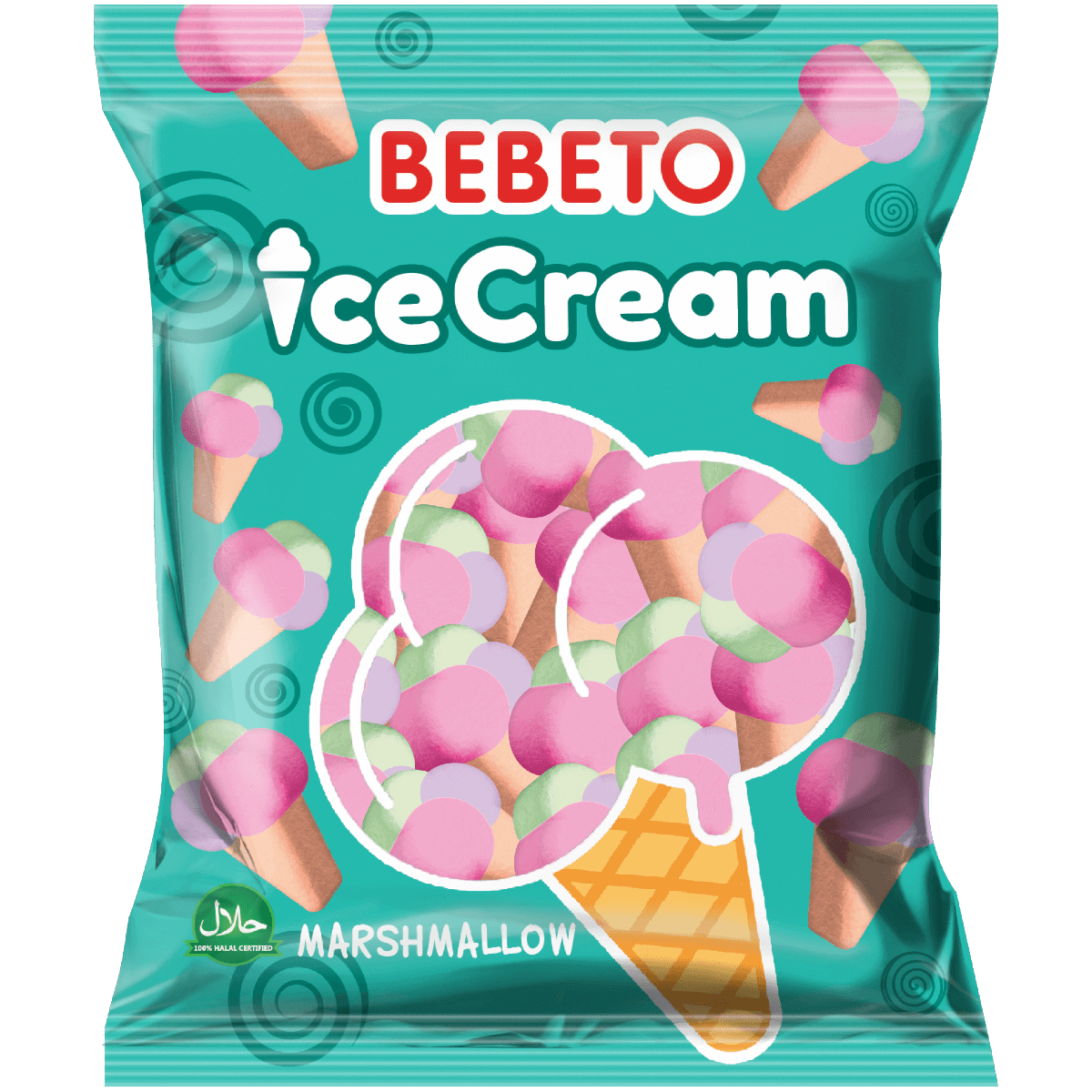 Läs mer om Bebeto Marshmallow Ice Cream 60g
