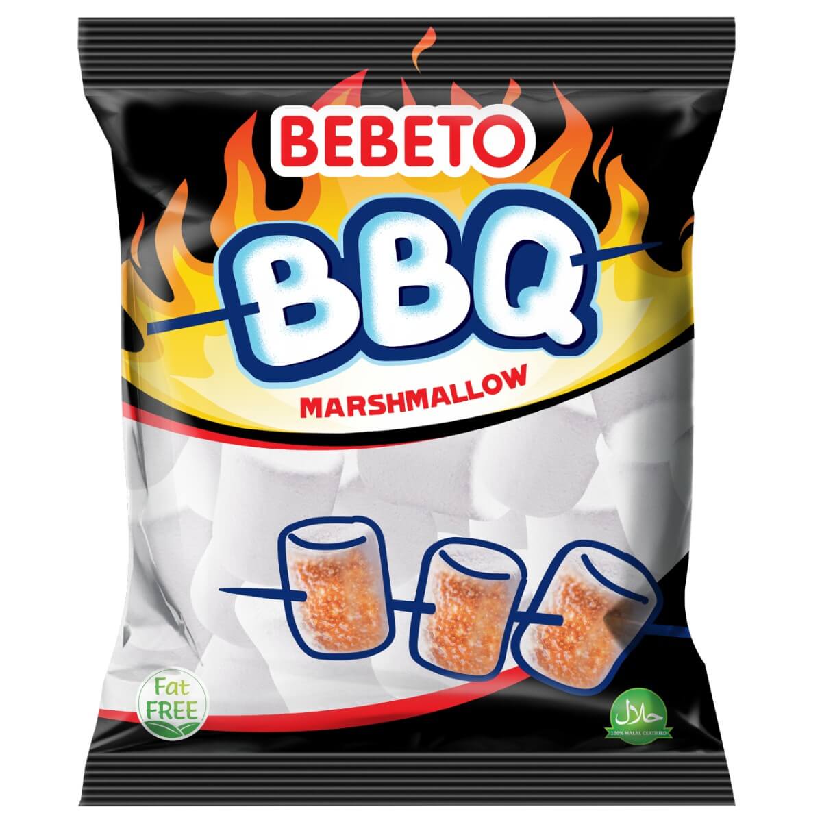 Läs mer om Bebeto Marshmallow BBQ 275g