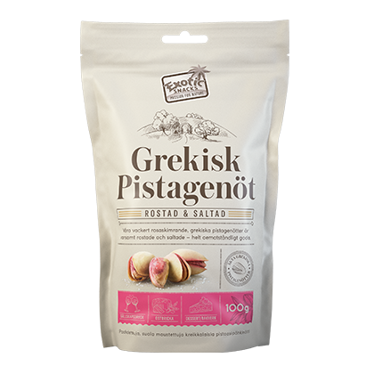 Exotic Snacks Grekisk Pistage Rostad & Saltad 100g