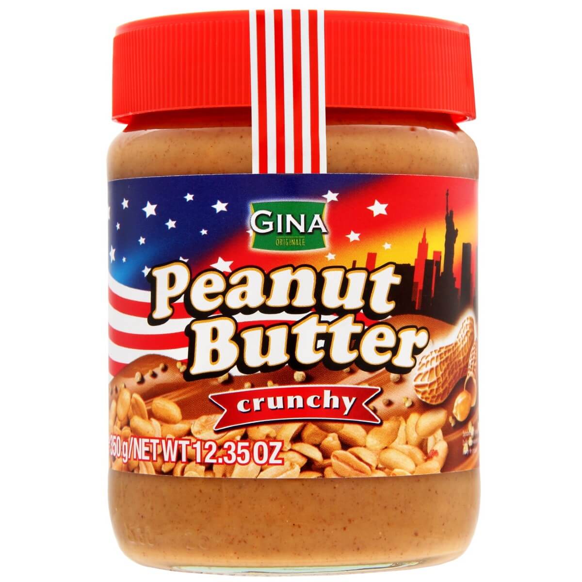 Gina Peanut Butter Crunchy 350g