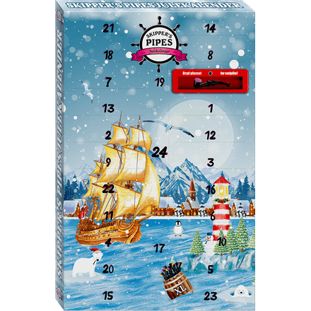 Läs mer om Skippers Pipes Adventskalender 452g