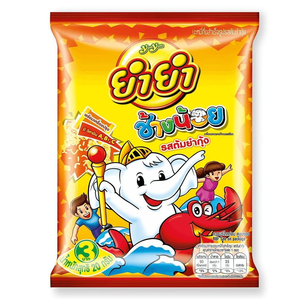 Läs mer om Yum Yum Changnoi Instant Noodle Tom Yum Kun 12-Pack 240g