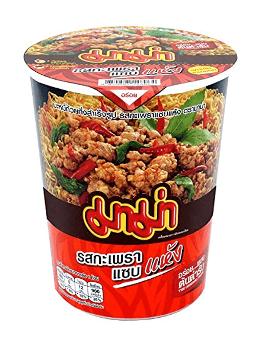 Mama Instant Noodles - Spicy Basil Cup 60g