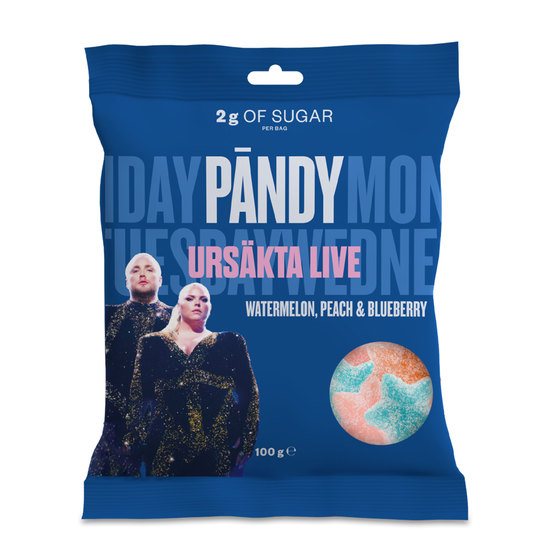 Läs mer om Pandy Candy x Ursäkta Live Edition 100g