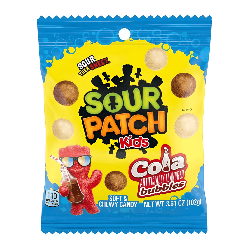 Läs mer om Sour Patch Kids Cola Bubbles 102g