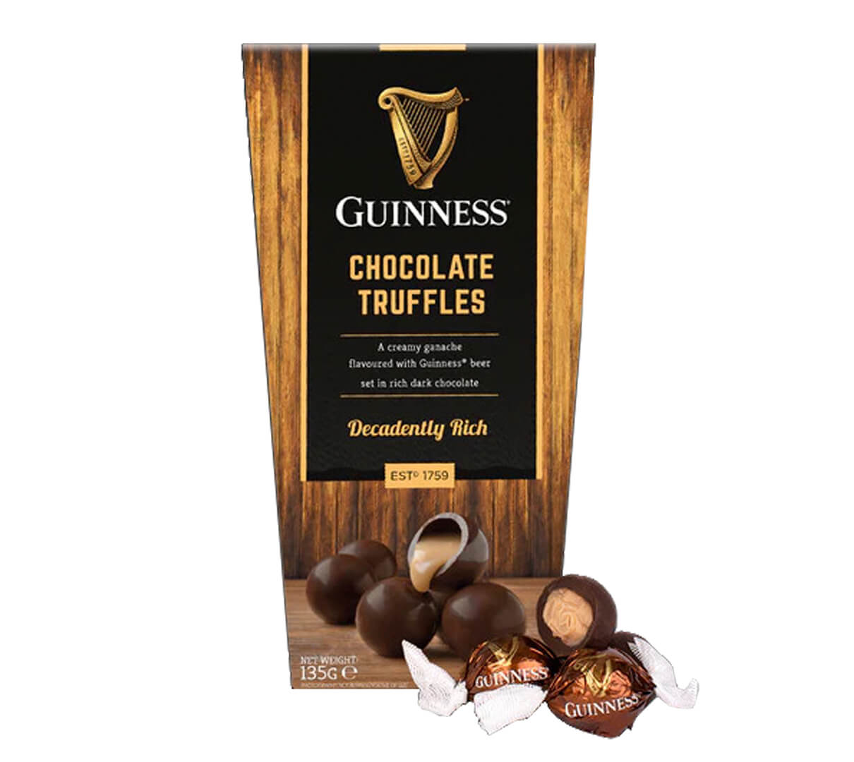 Läs mer om Guinness Chocolate Truffles 135g