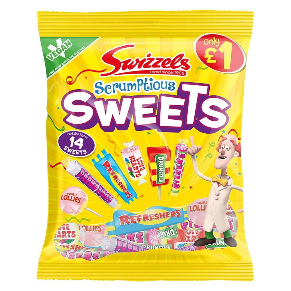Läs mer om Swizzels Scumpcious Sweets 134g