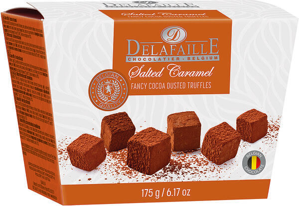Läs mer om Delafaille Chocolate Truffles - Salted Caramel 175g