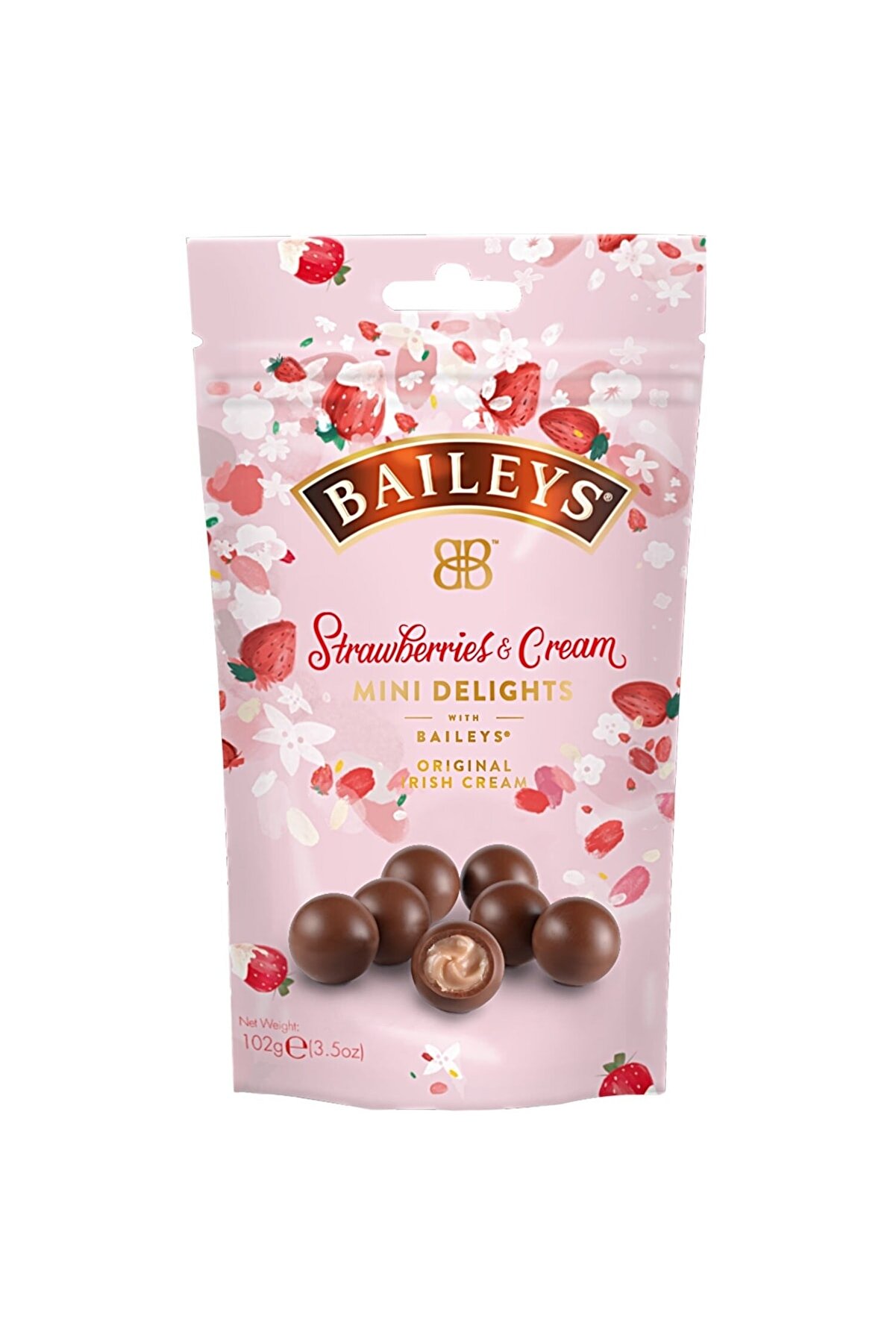 Läs mer om Baileys Chocolate Mini Delights Strawberry & Cream 102g