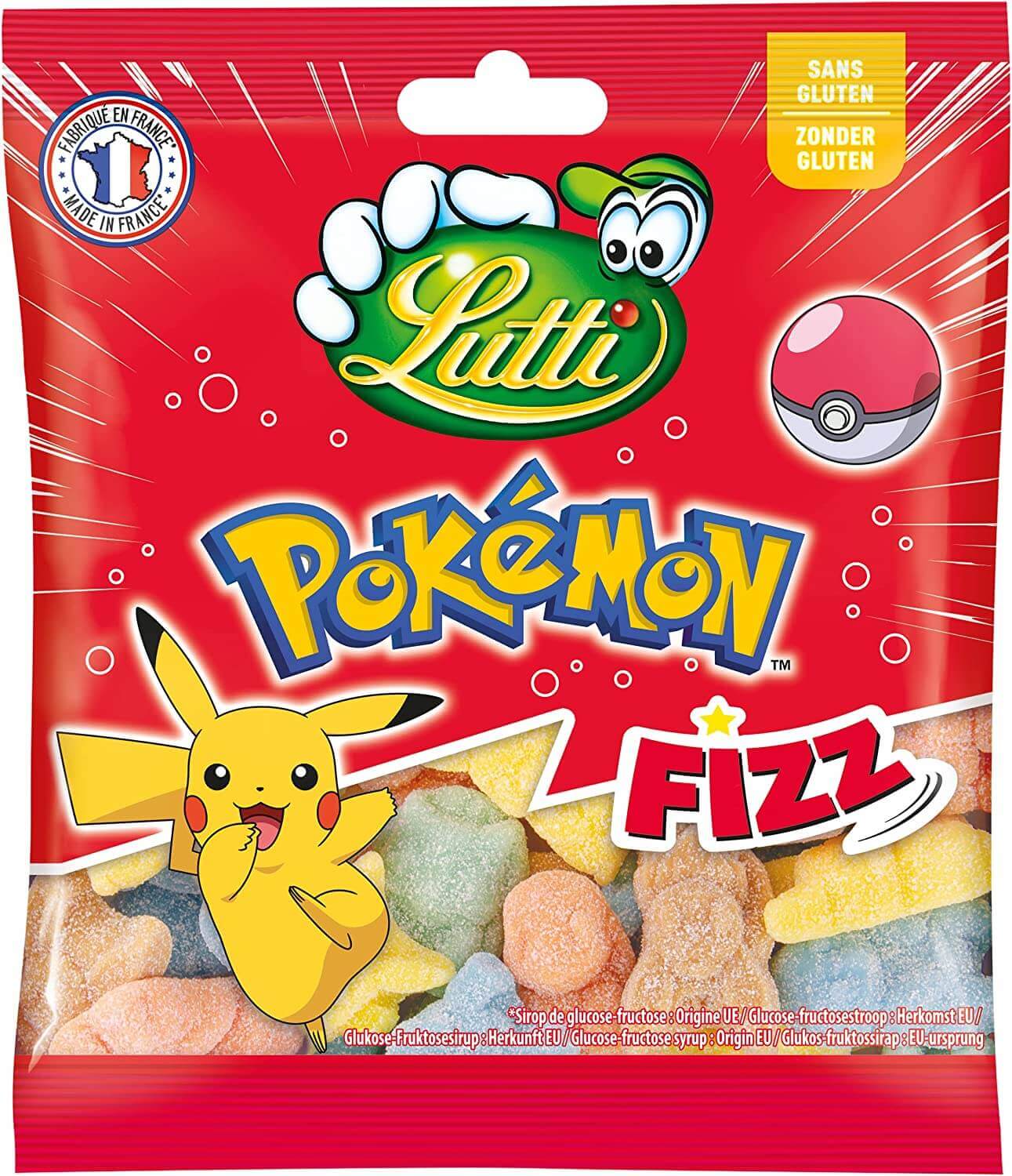 Läs mer om Lutti Pokemon Fizz 100g