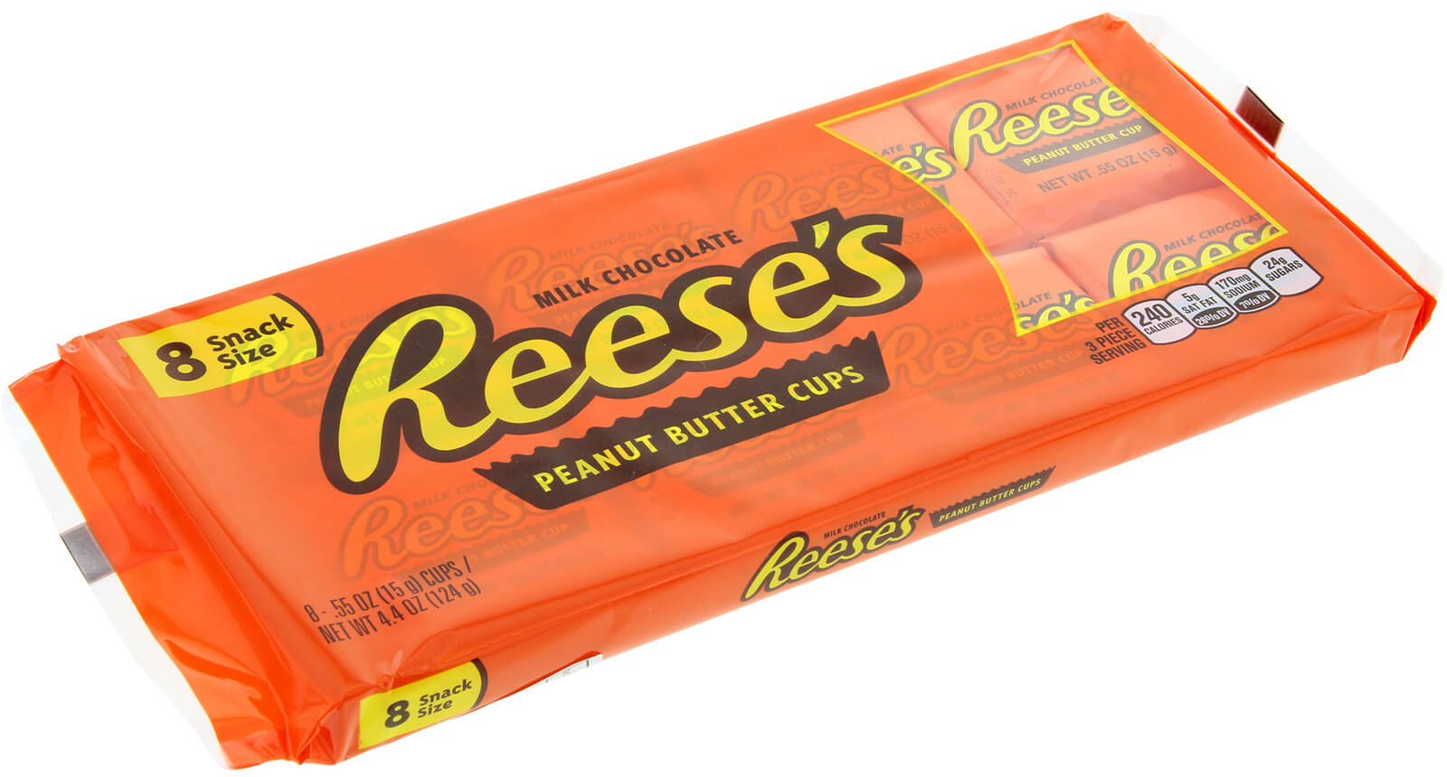 Reeses 8 Peanut Butter Cups 124g