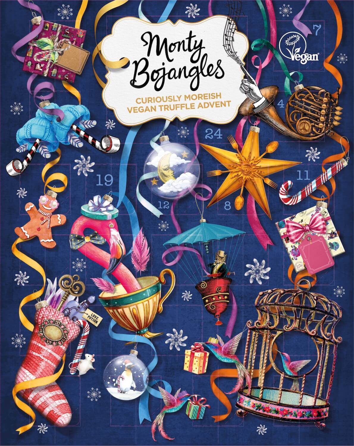 Monty Bojangles - Adventskalender med Chokladtryffel Vegan 235g