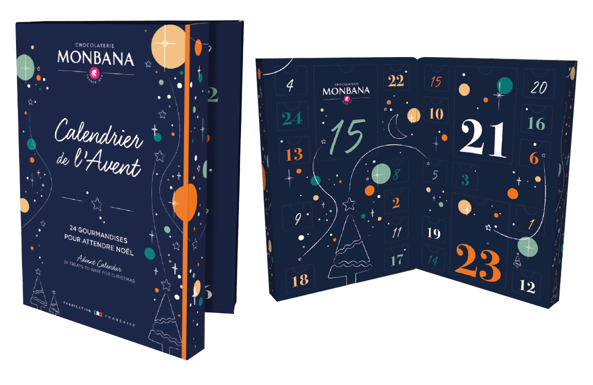 Monbana Chocolatier - Adventskalender 170g