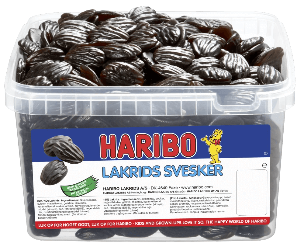 Haribo Lakritsplommon 2,2kg