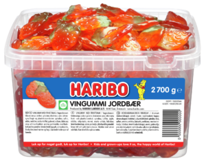 Haribo Gelejordgubbar 2,7kg