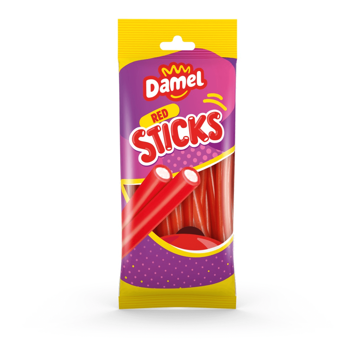 Läs mer om Damel Red Sticks Strawberry 100g