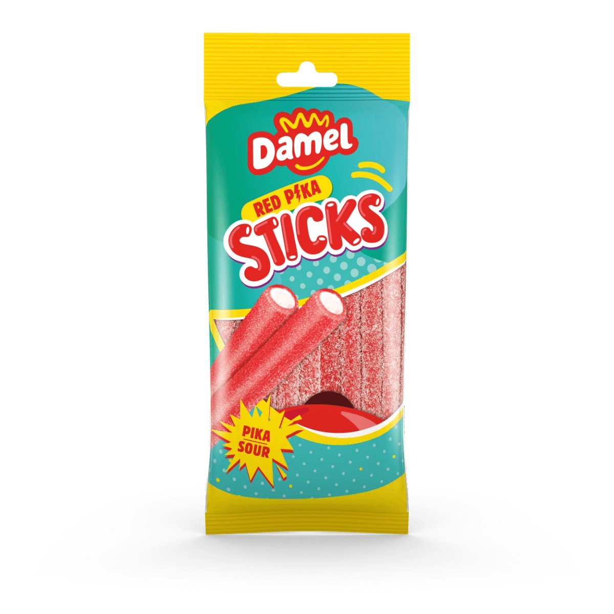 Läs mer om Damel Sticks Strawberry Sour 100g