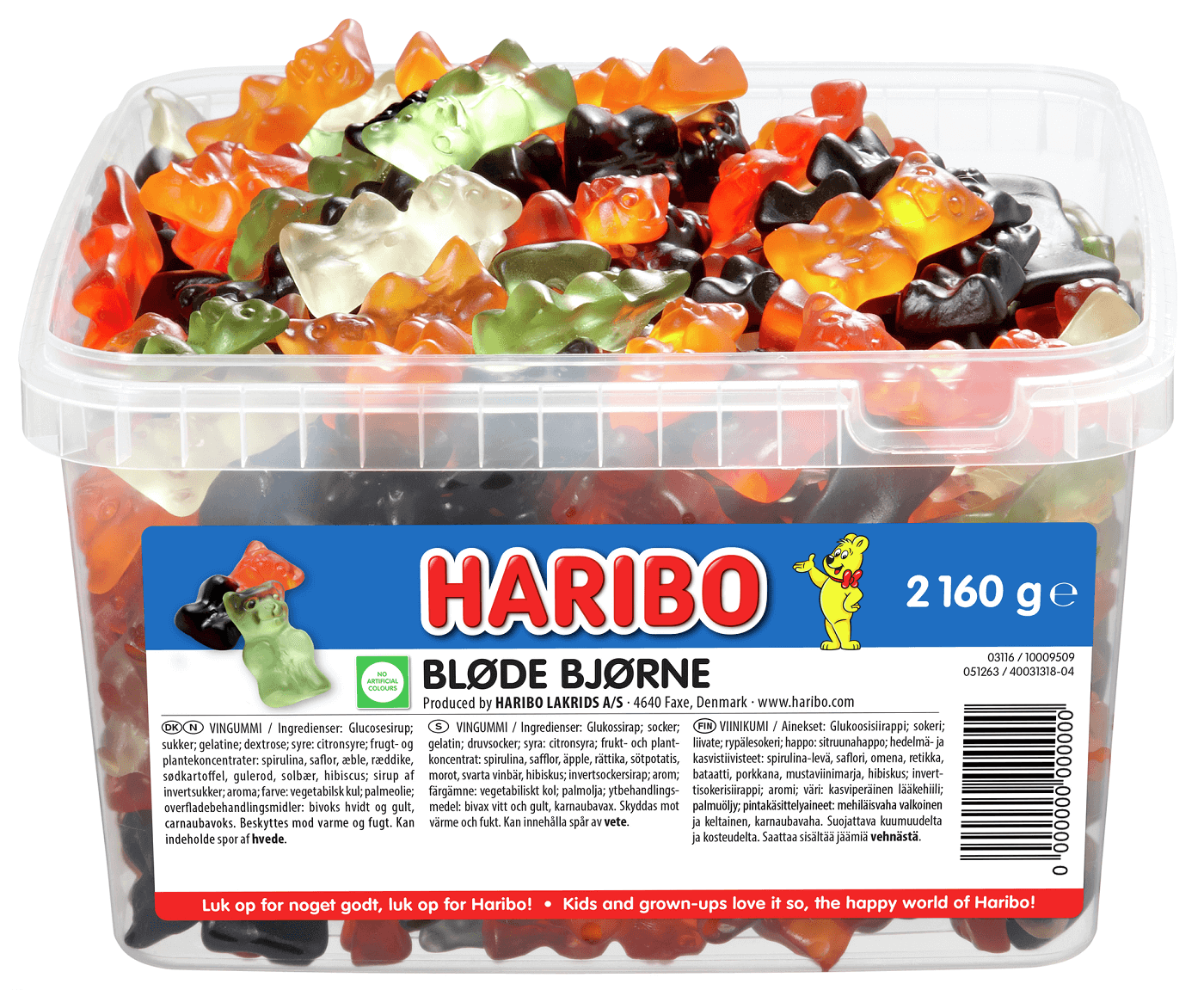 Läs mer om Haribo Stora Guldbamsar 2.16kg